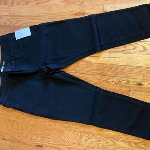 Old Navy Black Rockstar Super Skinny Low Rise Jean